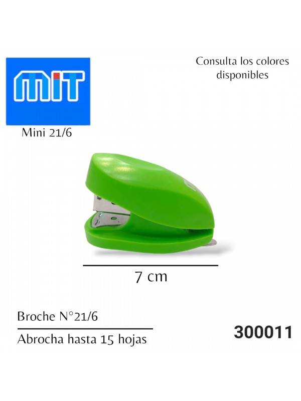 ABROCHADORA MIT MINI 21/6 PINTADA (242)