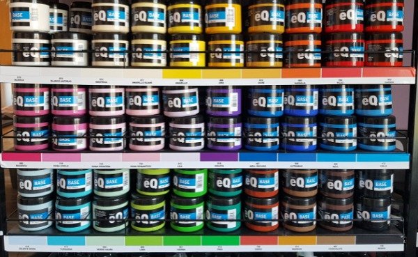 Base acrilica EQ 200 cc colores vs