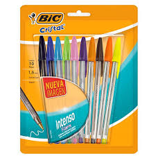 Boligrafo BIC Cores & Sentimientos 1.2mm x 10un