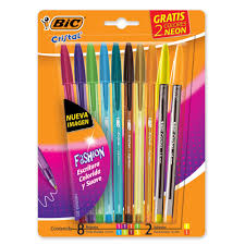 BOLIGRAFO BIC 1.6 MM INTENSO x10 SURTIDO