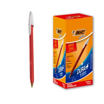 BOLIGRAFO BIC 1 MM OPACO ROJO