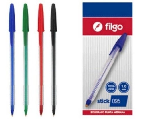 BOLIGRAFO FILGO STICK 026 1.0 AZUL