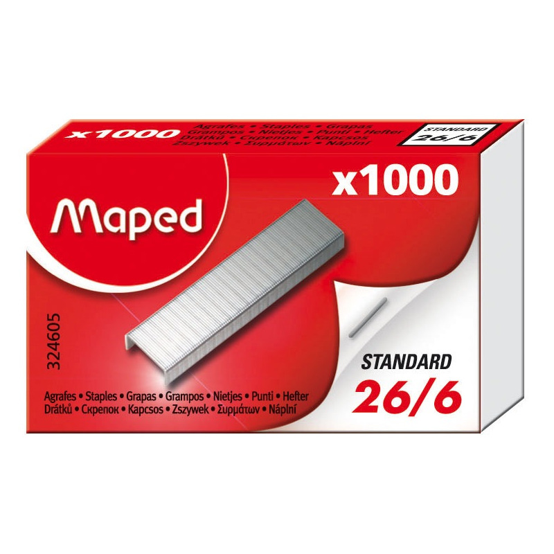 BROCHES P/ABROCH. MAPED 26/6 x1000