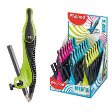 COMPAS MAPED PLAST 191611 KIDZ ABRAZ C/LAPIZ