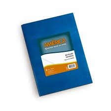 CUADERNO AMERICA ARAÑA 42 H = AZUL T/DURA