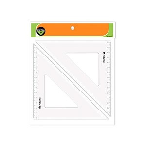 ESCUADRA PIZZINI 3722 ESCOL/MILIM 30/45 UNID  (372230x45x10)