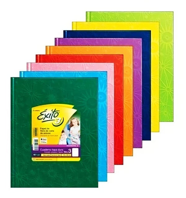 Cuaderno Exito forrado T/D 48 hjs raya