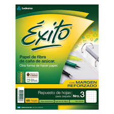 REPUESTOS EXITO MARGEN REFORZ x  48 HJS #