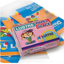 PAPEL GLACE COMUN 10x10 SOBRE x50 PAQ x10 UNID.