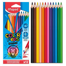 PINTURITAS MAPED COLOR PEPS x12 U. STRONG