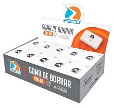 Goma de borrar Ezco lapiz x 40 un RAL40