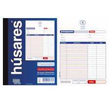 TALONARIO HUSARES 1813 DUPLI PRESUP