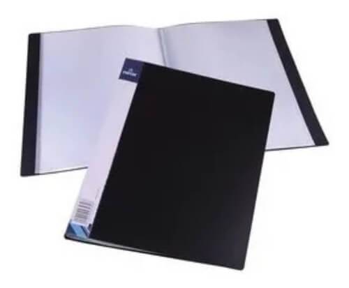 CARPETA LAMA OFFICE FM20 A4 20 FOLIOS NEGRO