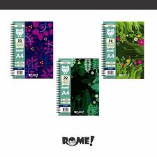 CUADERNO ROME 73254/2 A4 GARDEN 90 HOJAS #
