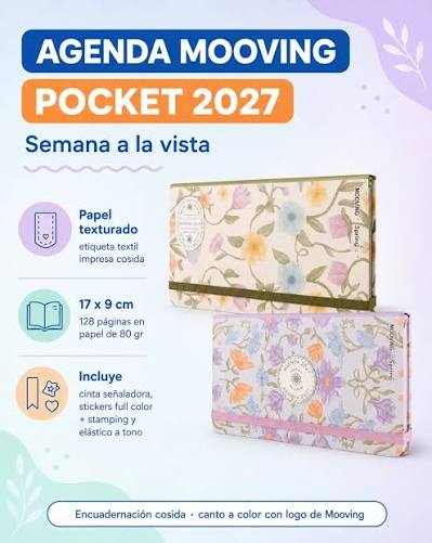 AGENDA MOOVING 1401128 POCKET SPRING SEM/VISTA 2026