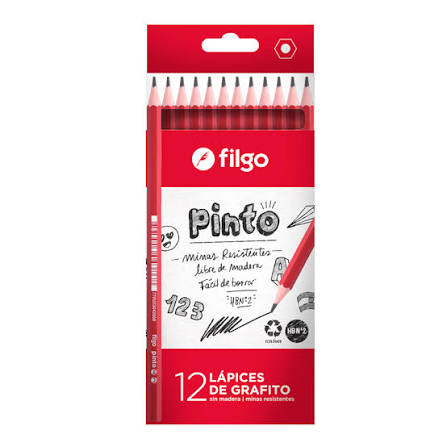 LAPIZ FILGO PINTO HB Nro 2  x 12 U.