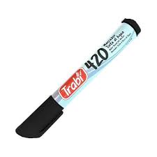 MARCADOR TRABI 420 NEGRO AL AGUA P/RED