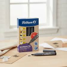 MARCADOR PELIKAN 711 SOLVENTE NEGRO