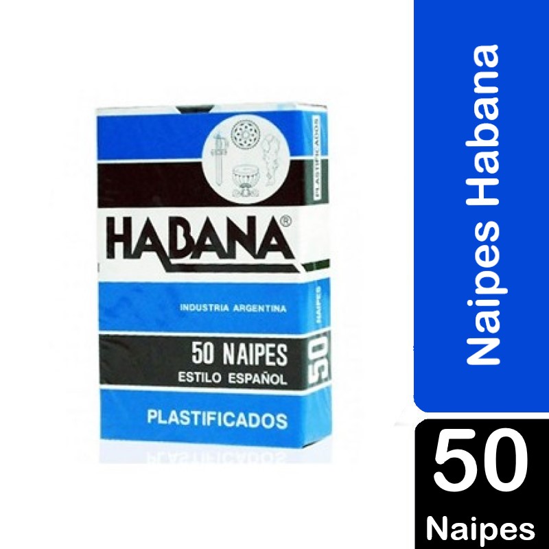 NAIPES X50-PLASTIFICADOS HABANA (204)