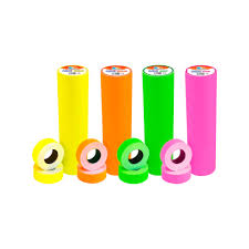 ETIQUETAS EZCO ROLLO 6/8 DIG. FLUO  NARANJA