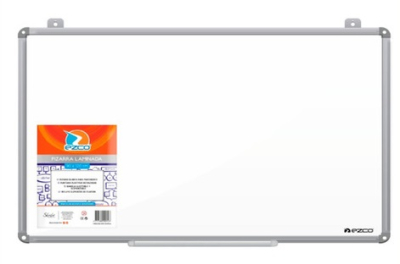 Pizarra blanca laminada 75x1000cm Ezco /
