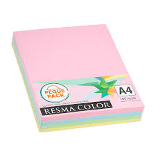 PAPEL RESMA A4 75 GS 100hjs COLOR