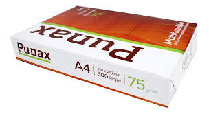 Resma A4 Punax 75gr 500 hjs