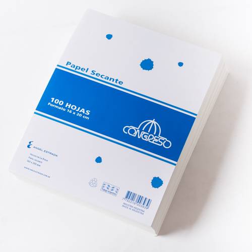 PAPEL SECANTE TACO 16x20 x100 H CONGRESO