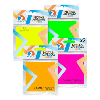 TACOS EZCO E-654N 75x75 x 100 H NEON x 12 U. (E-654N)