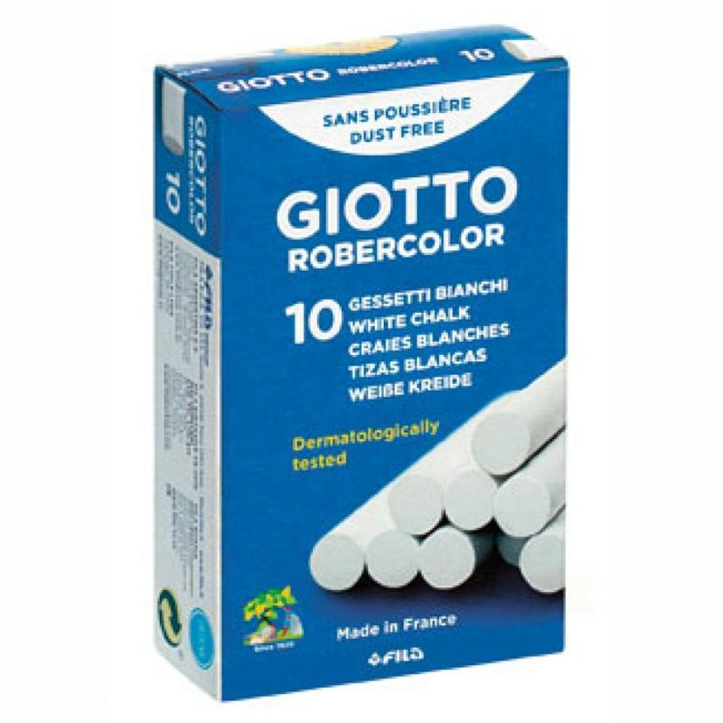 TIZAS GIOTTO ROBERCOLOR BLANCA x 10 U.