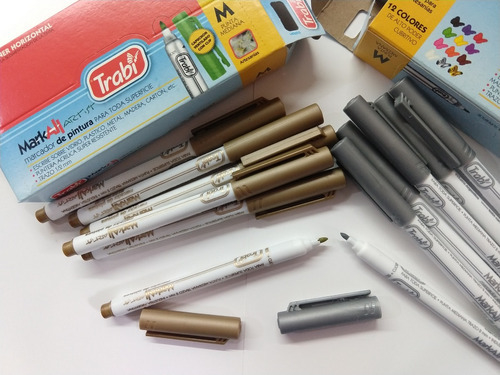 Marcador Trabi MarkAll oro pta red 2mm