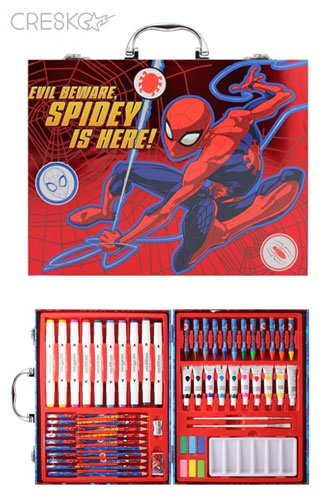 SET ARTE CRESKO HA634 SPIDERMAN VALIJA 53 PCS