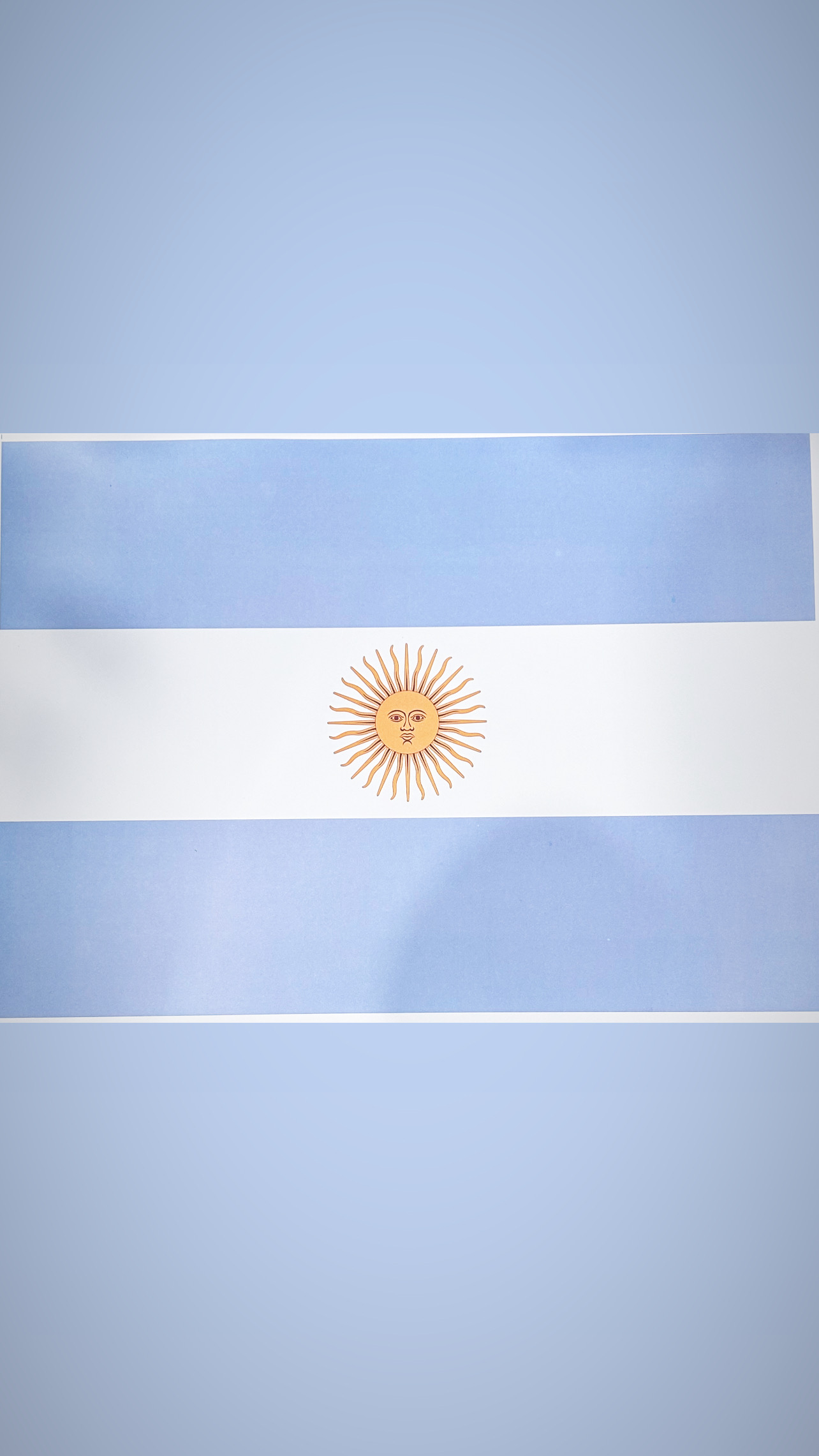 Cartulina Bandera Argentina