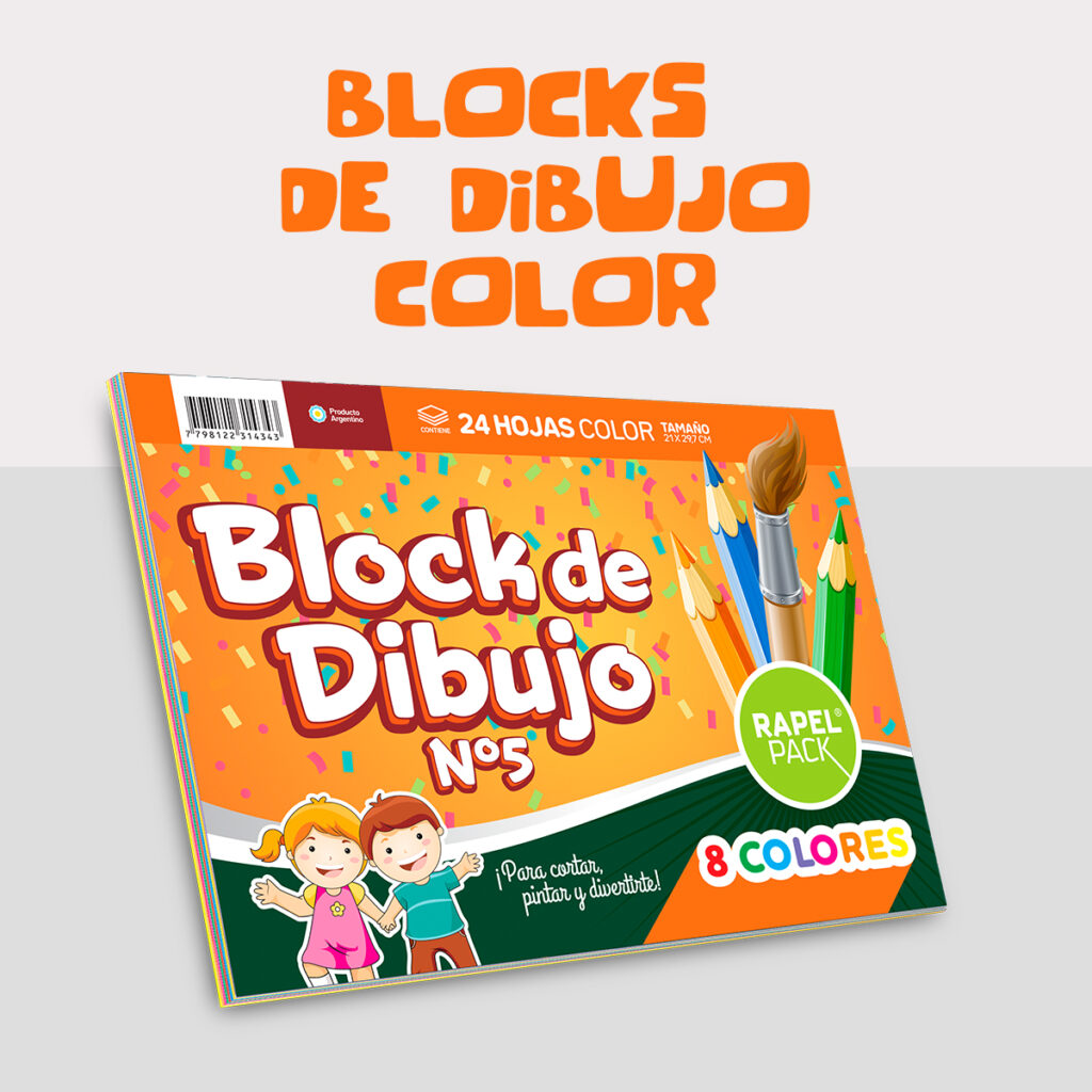 Block de dibujo Nº5 Miguel Angel x 20 hjs blanco