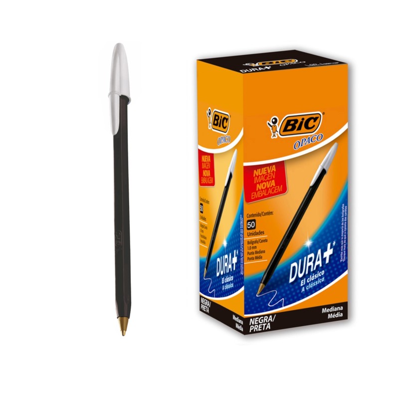 Imagen ilustrativa de BOLIGRAFO BIC 1 MM OPACO NEGRO