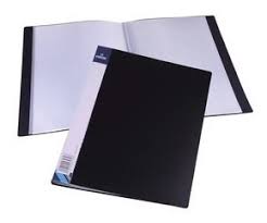 Carpeta Oficio c/folios x 20 t/plast negro Luma