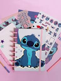 Imagen ilustrativa de CUADERNO MOOVING LOOP 1721244 STITCH A5 DISCOS