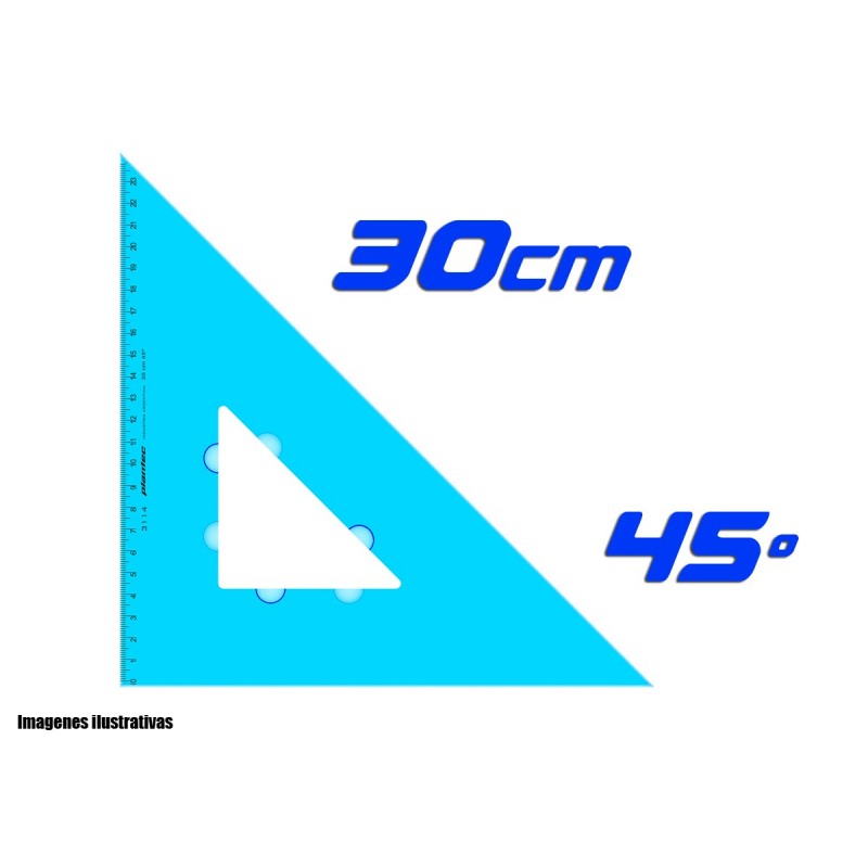 Imagen ilustrativa de ESCUADRA PLANTEC PROFESIONAL 30x45º 3110
