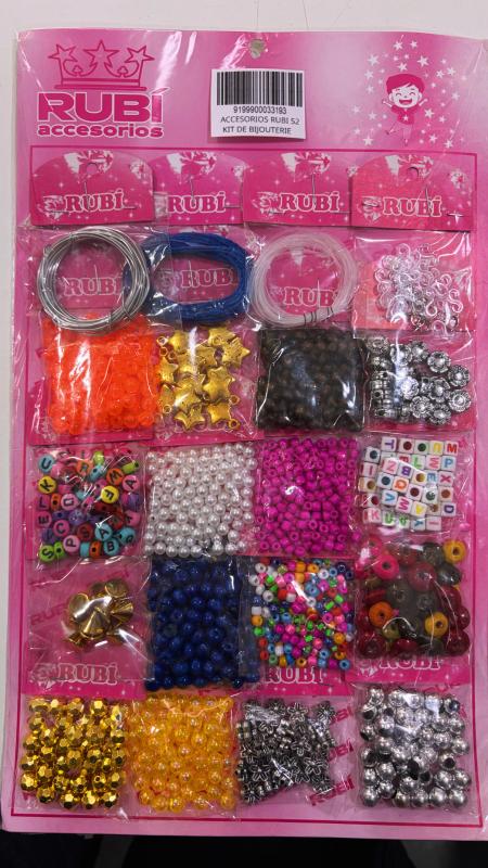 Imagen ilustrativa de ACCESORIOS RUBI 52 KIT DE BIJOUTERIE
