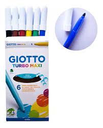 Marcadores Giotto Pax x 6 colores