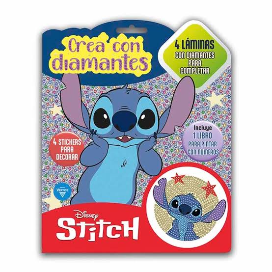 Imagen ilustrativa de LIBROS VERTICE 6708 STITCH CREA CON DIAMANTES
