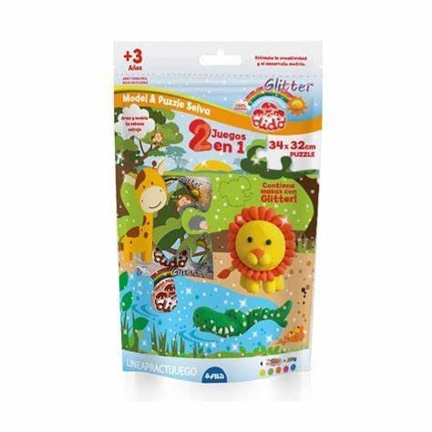 Imagen ilustrativa de MASA DIDO SELVA MODEL&PUZZLE ROMPECA+MASA+HERRAM