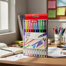 Imagen ilustrativa de BOLIGRAFO FILGO GEL POP CLASICO x 10 U. SURTIDO (GP7-E10-SUR)