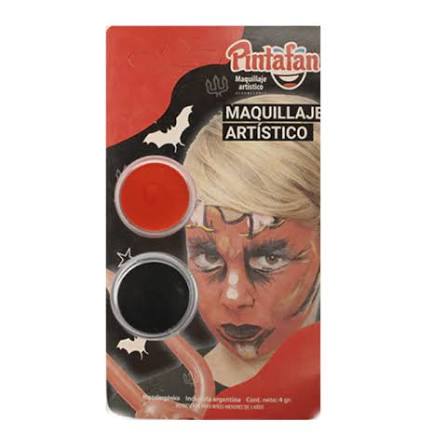 Imagen ilustrativa de MAQUILLAJE PINTAFAN 13-801 ACUAREL. SET x 2 u. DIABLO