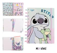 Imagen ilustrativa de CUADERNO MOOVING LOOP 1711244 STITCH CARTA DISCOS