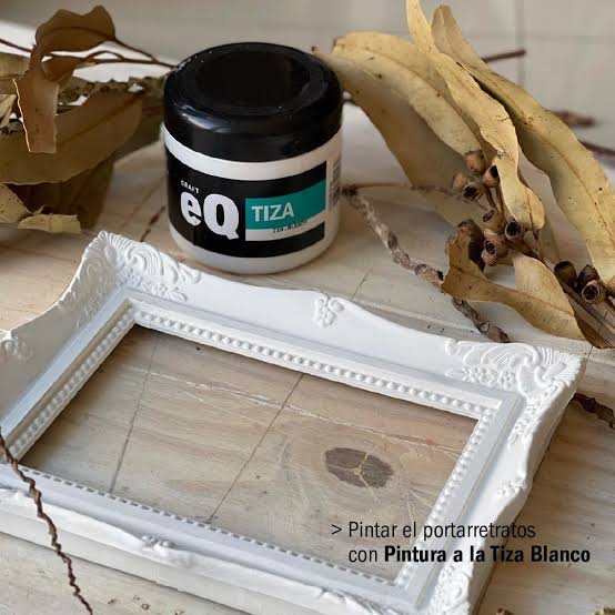 Imagen ilustrativa de PINTURA EQARTE TIZA 200CC 210 BLANCO