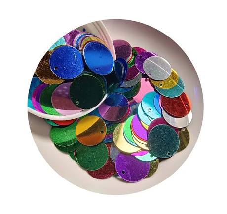 Imagen ilustrativa de ACCESORIOS RUBI 12 LENTEJ. GRANDE x20 UNID METALC