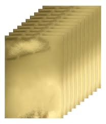 Imagen ilustrativa de PAPEL PEQUE METALIC DORADO INKJET 120grs. A4 x25 hjs