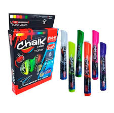 Imagen ilustrativa de MARCADOR TRABI CHALK GLASS x 6 SURT.