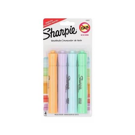 Imagen ilustrativa de RESALTADOR SHARPIE TANK x 4 U. COLORES PASTEL 2165242